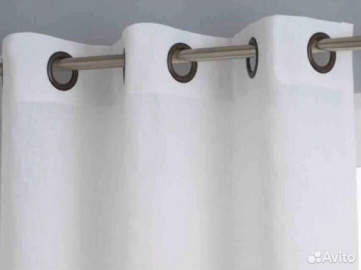 Шторы IKEA (блекаут) на люверсах