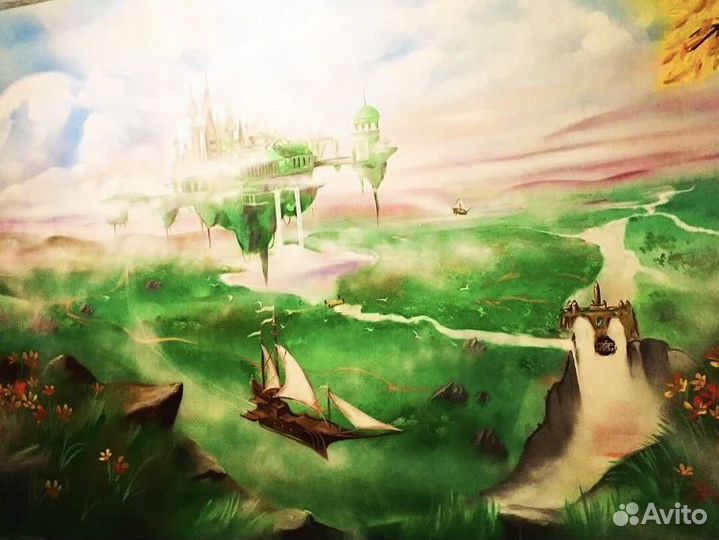 Роспись стен, граффити-оформление, художник