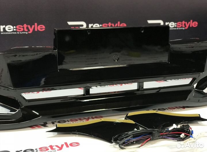 Губа передняя Toyota Land Cruiser Prado 120 U1017