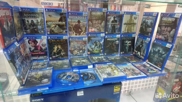 Диски для Playstation 4. Новые. Обмен. Выкуп