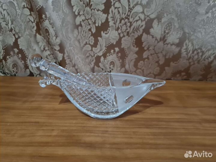 Хрустальная икорница