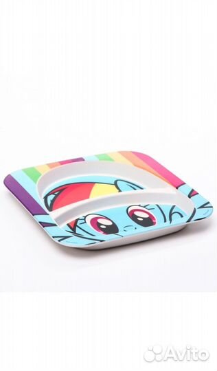 Тарелка детская из бамбука новая