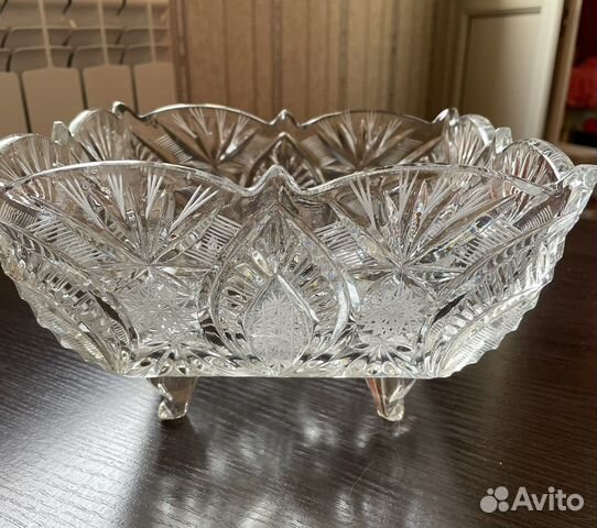 Ваза для фруктов на ножке СССР