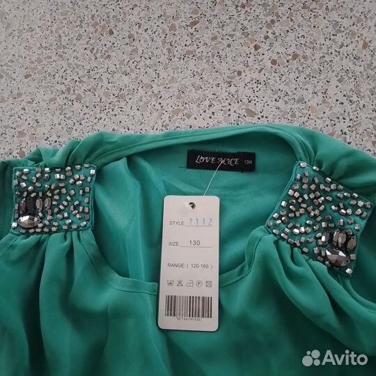 Нарядное платье для девочки 130