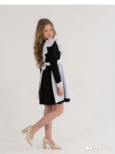 Фартук школьный белый