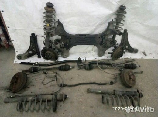 Chevrolet Aveo т250, подвеска в сборе