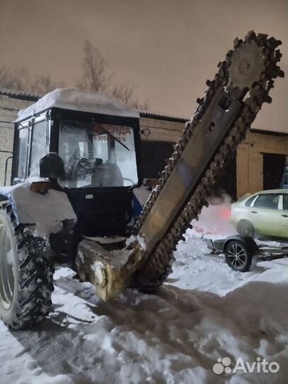 Аренда бары траншеекопатель