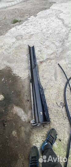 Накладка наружняя порога на Митсубиси эклипс 3