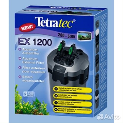 Продам внешний фильтр Тетра 1200, для аквариумов д