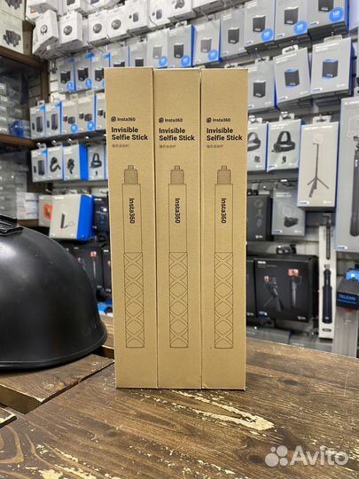 Монопод Invisible selfie stick 114 Insta 360