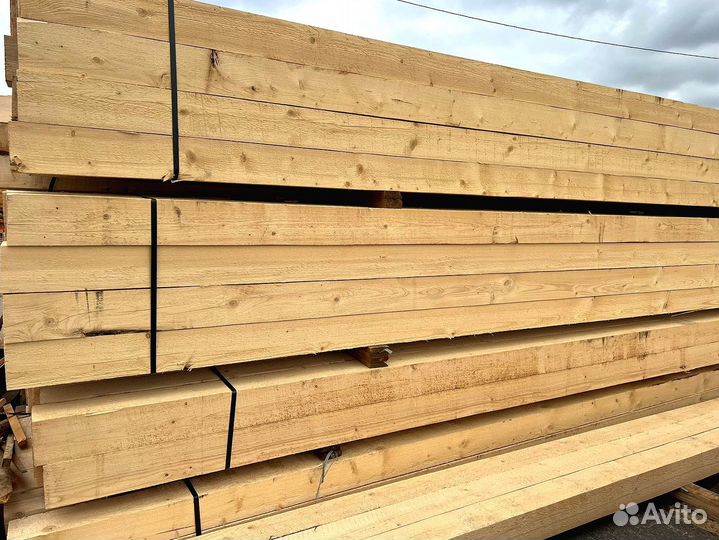 Брус обрезной 100х200х6000мм