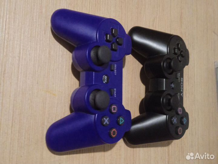 Ps3 super slim прошитая 2 джойстика