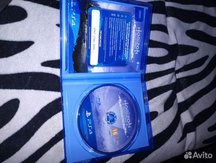 Диски на ps4 horizon zero complete edition