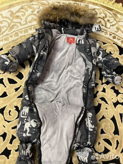 Зимний комбинезон для мальчика 80