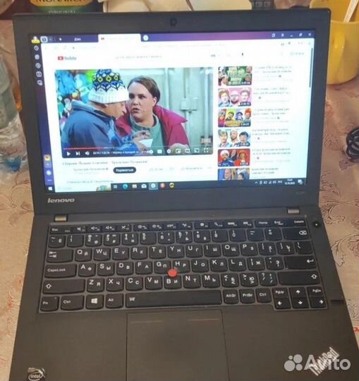 Ноутбук lenovo ThinkPad x240: i5 4200u,SSD1, ips28
