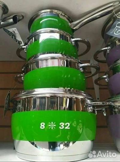 Набор кастрюль новый