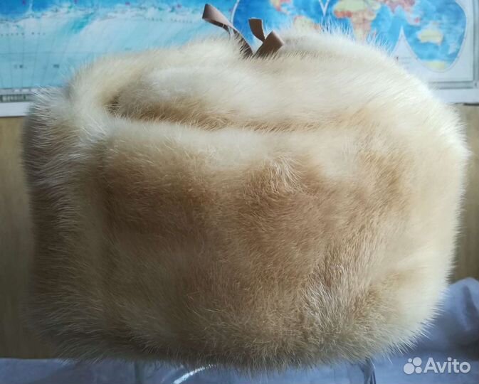Шапка-ушанка, мех норки
