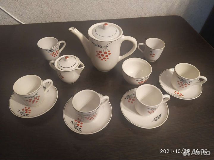 Игрушечный чайный сервиз СССР 