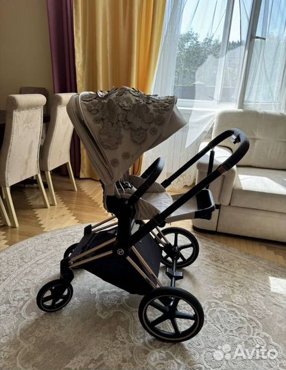 Коляска Cybex platinum Simply Flowers Beige