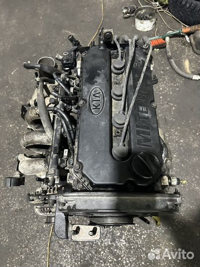 Двигатель на kia spectra 1 6 б/у