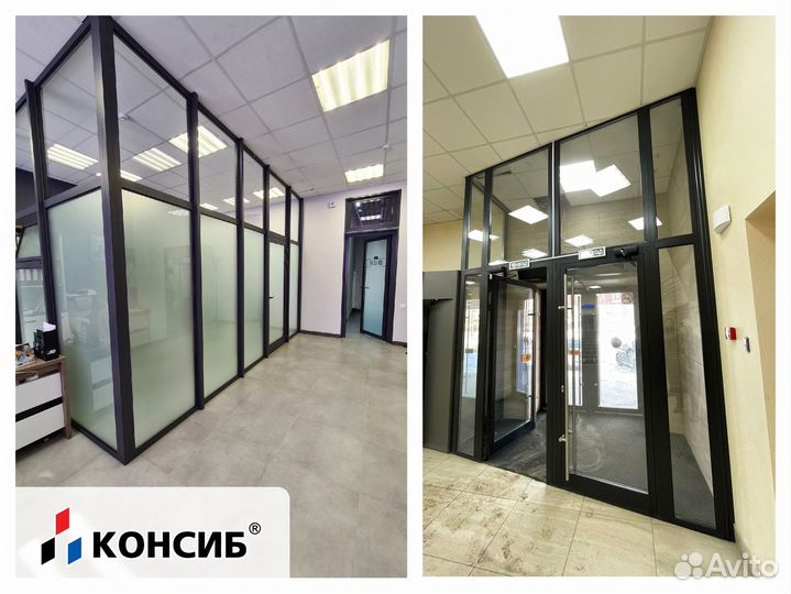 Алюминиевые развижные двери под заказ