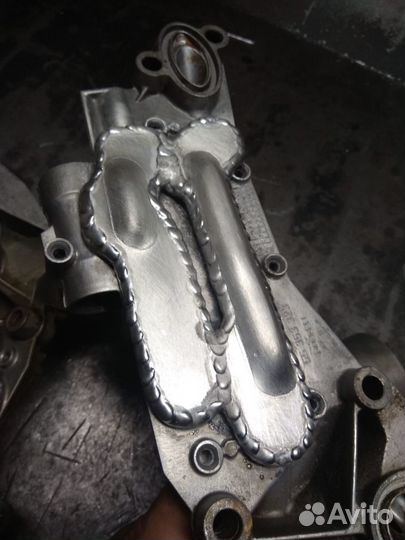 Заваренный теплообменник Опель