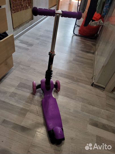 Самокат детский трехколесный бу