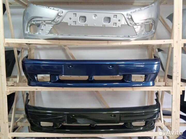 Бампер передний 2114 Цвет сине-зеленый (Капри) 453