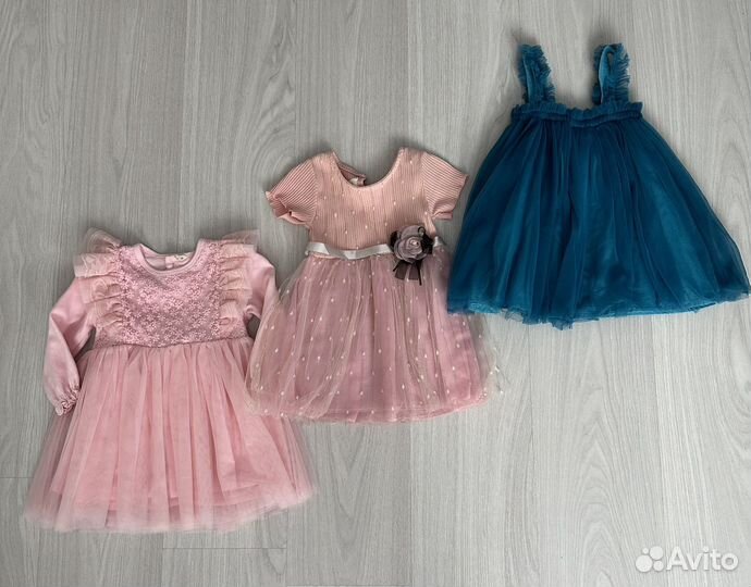 Платье для девочки 74-80