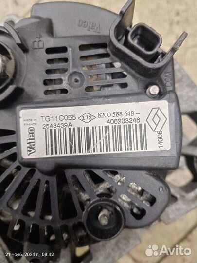 Генератор renault megane 2