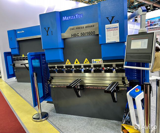 Листогибочный гидравлический пресс с чпу (4-оси)