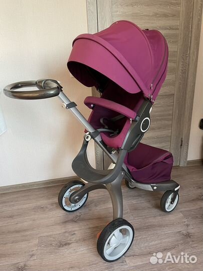 Коляска stokke xplory v4 2 в 1 + аксессуары