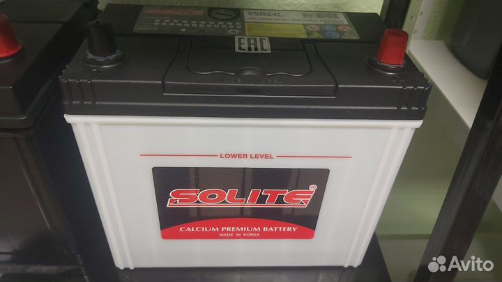 Аккумулятор solite 6ст-50 о.п. 236х127х223