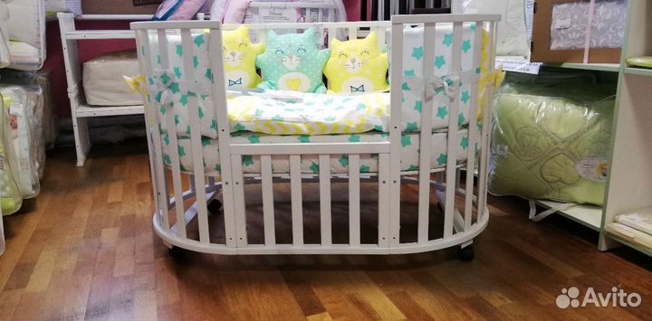 Кроватка круглая для новорожденного