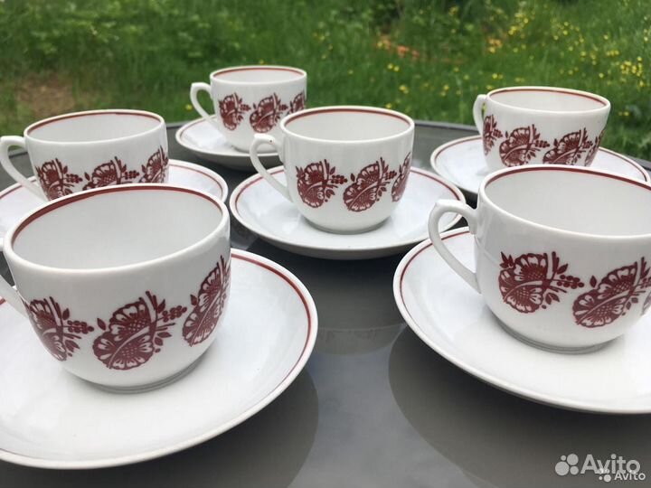 Фарфоровый сервиз Ватутинки