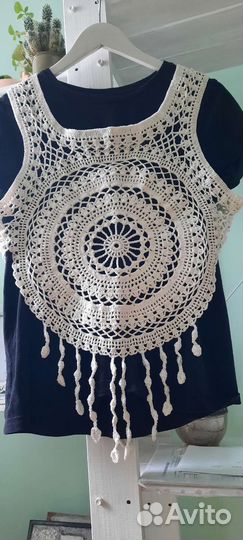 Вязаный топ,кофта