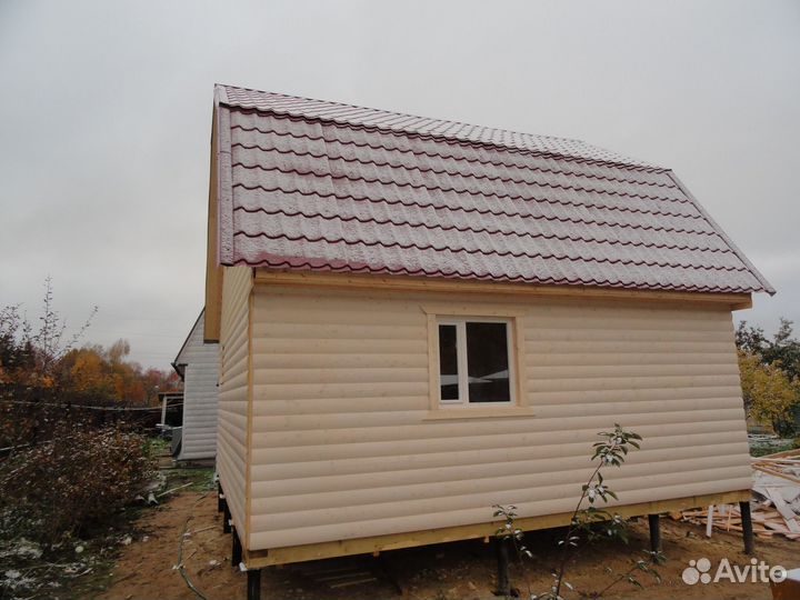 Каркасный дом под ключ 6*6