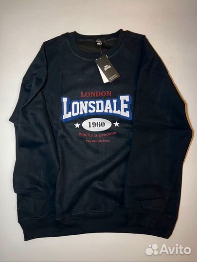 Свитшот lonsdale черный оригинал Poizon