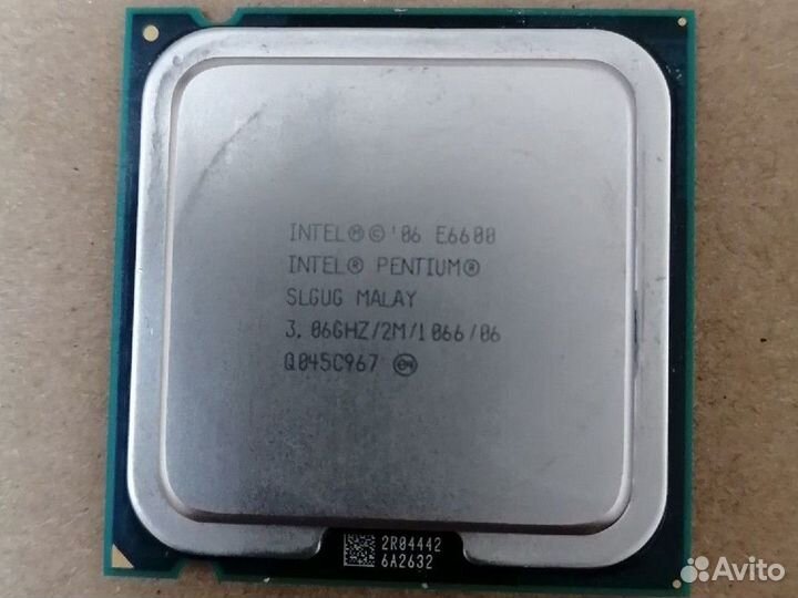 Intel pentium E6600