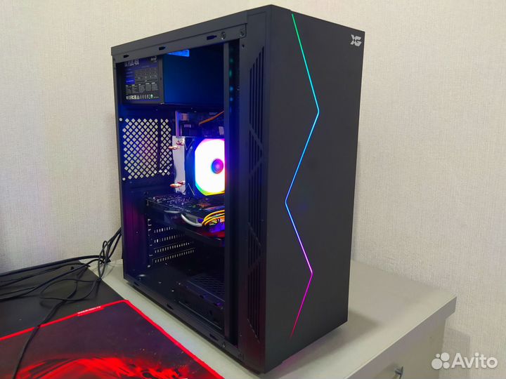 Игровой пк AMD Ryzen 5 2600, RX 580 8GB, 16GB, SSD