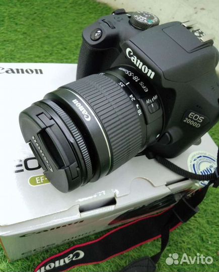 Зеркальный фотоаппарат canon eos 2000d