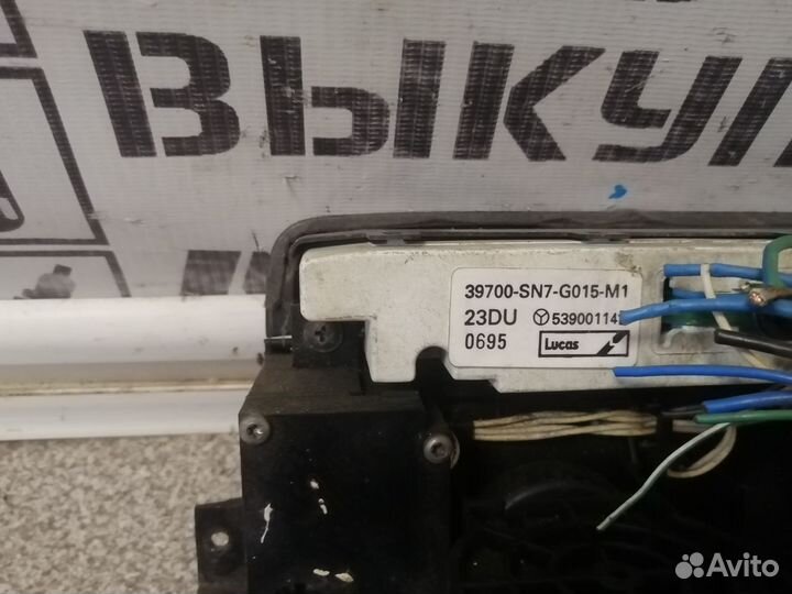 Блок управления отопителем Honda Accord 5