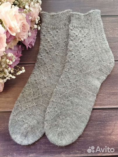 Вязаные носки