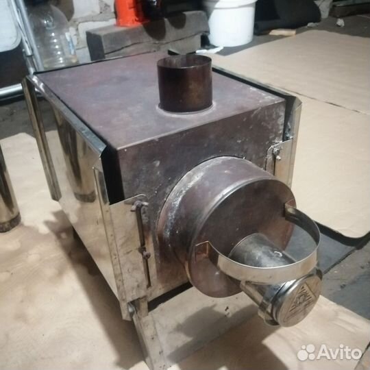 Палатка зимняя трехслойная с печкой в комплекте