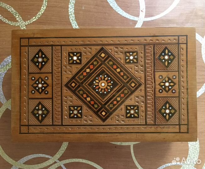 Шкатулка деревянная СССР
