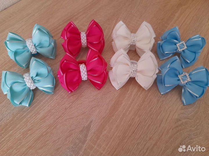 Бантики для волос ручной работы