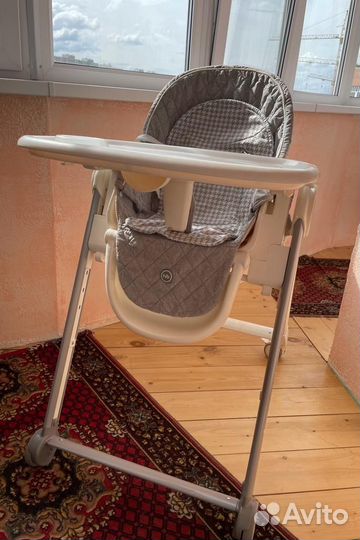 Детский стульчик для кормления happy baby