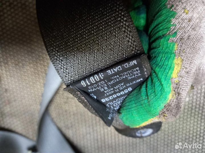 Ремень безопасности передний левый chevrolet SPA