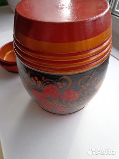 Хохлома большой бочонок