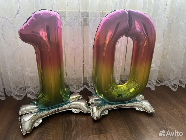 Шар цифры на подставке